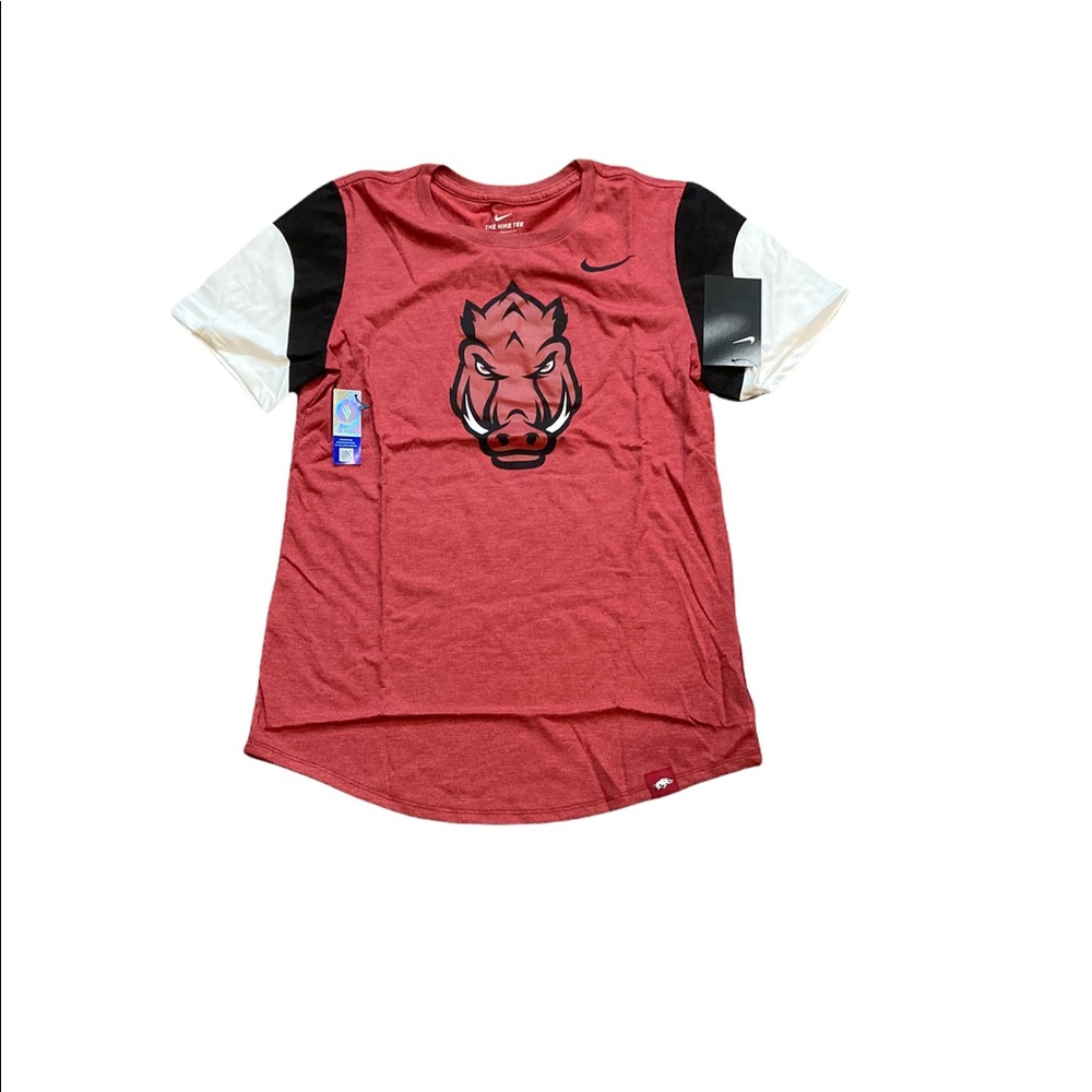 Arkansas Razorbacks Nike Women’s Fan Tri Blend Logo Shirt